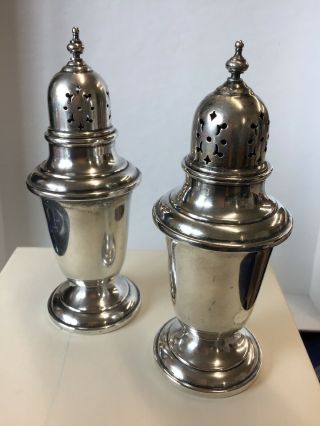 E87i Old French By Gorham 758 Sterling Silver Salt & Pepper Shakers