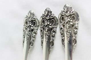 WALLACE GRANDE BAROQUE Sterling Silver Flatware,  5 piece Place Setting 7