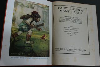 Antique Rare Old Book Fairy Tales Of Many Lands 1928 Illustrated Scarce Fantasy 5