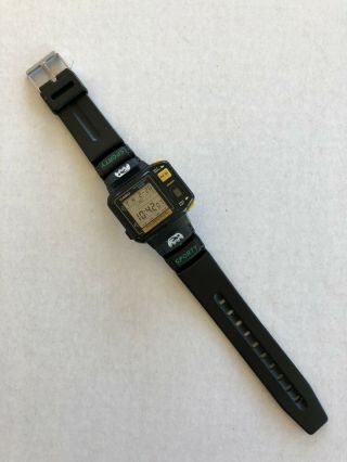 Vintage Watch Casio Jp - 100w [509] Pulsecheck From 1987 Battery