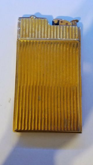 Antique Art Deco Evans Gold Cigarette Case Lighter In