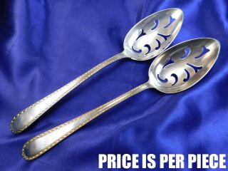 S.  Kirk & Son Golden Winslow Sterling Silver Pierced Serving Spoon - Very Good