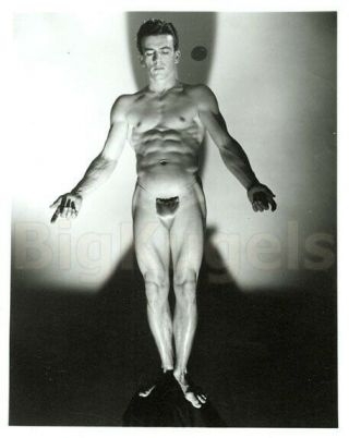 1940s Vintage Amg Male Nude Handsome Larry Farrell Smooth Muscle Hunk Beefcake