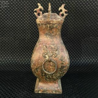 Ancient Chinese Folk old Bronze (altar of incense) collectibles XM23 004, 5