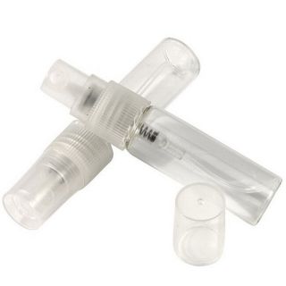 50PCS Mini 5ml Glass Refillable Perfume Empty Bottle Atomizer Pump Spray Travel 4