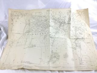 1937 Antique Map Of Sussex Storrington Village Cootham Kithurst Horsham District