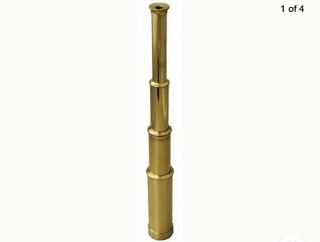 Redskytrader 15 " Handheld Brass Telescope With Wood Box - Nautical Captain