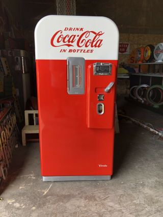Vendo 39 Cooling Antique Coke Machine
