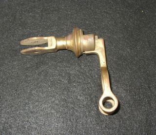 Antique Western Electric Brass Candlestick Telephone Switch Hook Part 151al