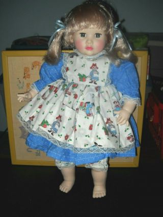 Vintage 1977 Suzanne Gibson 23 " Toddler Doll In 1978 Raggedy Ann Outfit,  Vinyl