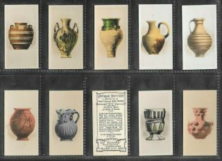 Millhoff 1927 Intruiging (old Pottery) Full 54 Card Set  Antique Pottery