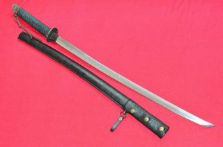 Ww2 Japanese Military Nco.  Sword Saber Samurai Katana Signed Blade