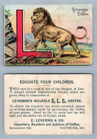 Victorian Trade Card Levering 