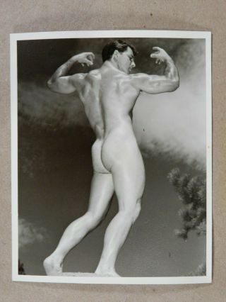 Vintage Male Nude Outdoor Pose Western Photography Guild Gay Interest