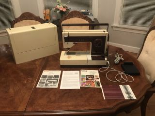 Pfaff Sewing Machine Synchronic 1229 With Case,  Antique.