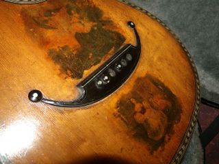 UBER RARE Antique 1830 ' s Bernard Cabasse A - Mirecourt France Parlor Guitar 10