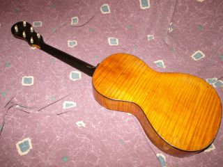 UBER RARE Antique 1830 ' s Bernard Cabasse A - Mirecourt France Parlor Guitar 5