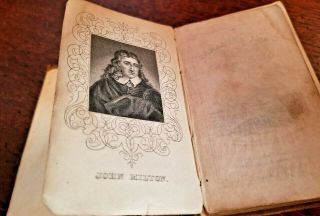ANTIQUE 1829 PARADISE LOST A POEM IN TWELVE PARTS BOOK by JOHN MILTON Vol 1 5