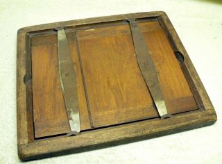 Antique 8x10 8 X 10 Wood Photo Negative Contact Printing Frame.  Glass Plate.  10x12