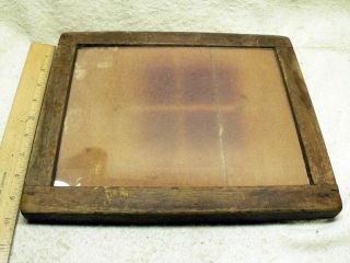 Antique 8x10 8 x 10 WOOD Photo Negative Contact Printing Frame.  Glass Plate.  10x12 5