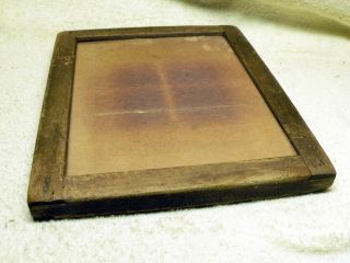 Antique 8x10 8 x 10 WOOD Photo Negative Contact Printing Frame.  Glass Plate.  10x12 6