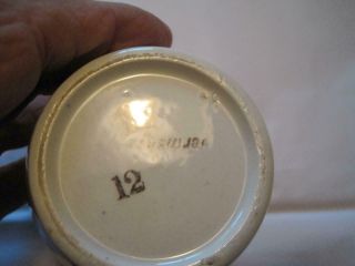 Antique German Porcelain Spice Jar & Cover Blue Onion Cloves GC For it ' s Age 2