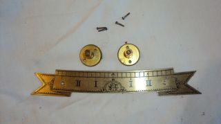 Antique Standard Electric Time Co.  Master Program Clock Brass Beat Scale Parts