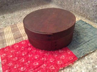 Antique Primitive Old Wooden Farmhouse Pantry Box With Lid 5 1/2 "