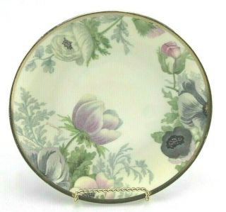 Antique O & E.  G.  Royal Austria Handpainted Signed Grey Purple Floral Plate 7.  75 "