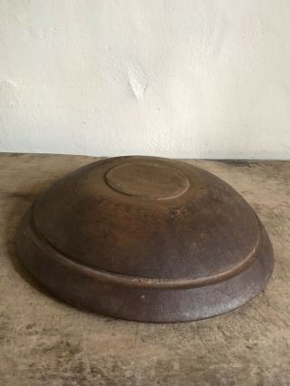 BEST EARLY Antique Wooden Dough Bowl Worn Patina AAFA Handmade 2