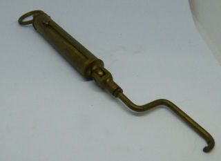 Antique Chatillon Ny 4lb Brass Hand Scale