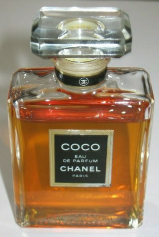 Vintage Perfume Bottle Chanel Coco Edp 50 Ml 1.  7 Oz - Open - 3/4 Full