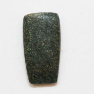 PRE COLUMBIAN_Mesoamerica_Olmec_Green Stone Jade_Celt Axe_Hand Tool_1 7/16 