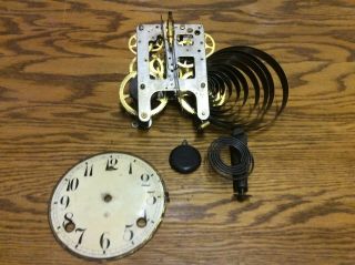 Antique Gilbert Mantel Clock Movement