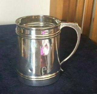 Antique Sterling Silver Christening Mug Birmingham 1911 Sydney &co Faulty Handle
