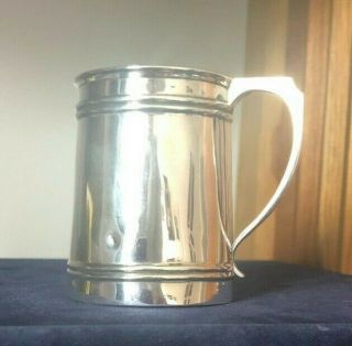 Antique Sterling Silver Christening Mug Birmingham 1911 Sydney &Co Faulty Handle 3