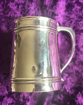 Antique Sterling Silver Christening Mug Birmingham 1911 Sydney &Co Faulty Handle 4