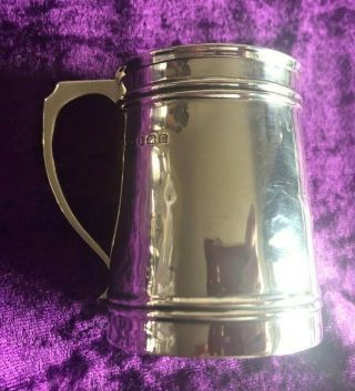 Antique Sterling Silver Christening Mug Birmingham 1911 Sydney &Co Faulty Handle 5