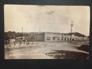 Antique Photo Postcard C1924 Jones & Lamson Lower Shop Springfield,  Vt (20575)