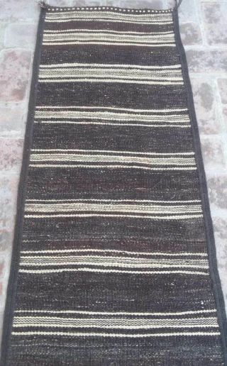 2 x 9 ' 3 ft Handmade Vintage Afghan Tribal Maldari Wool Persian Kilim Runner Rug 4