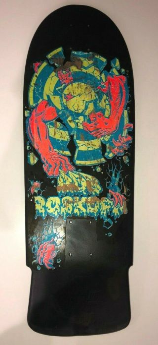 Vintage Skateboard Roskopp 3 Target Og 1985 Santa Cruz -