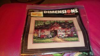 2002 Dimensions Needlepoint Kit 20008 - Antique Barn