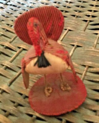 Antique Primitive Hand Made Turkey As Cute As Can Be.  Very Old.  All Good