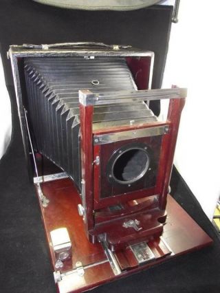 Rare Antique Large Format Plate Camera - - Gundlach/manhattan? Wood