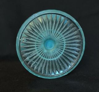 Antique Davidson Pearline Opalescent Pressed Glass Celery Vase 8