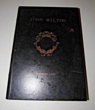 John Milton Paradise Lost Antiqued Hidden Storage Book Box