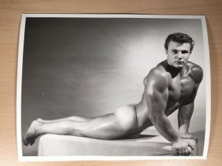Physique Male Nude,  Bodybuilding,  Vintage Western Photography Guild 4x5