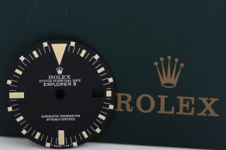 Vintage Rolex Steve McQueen Explorer II 1655 Early Service Dial W Hands FCD9306 2