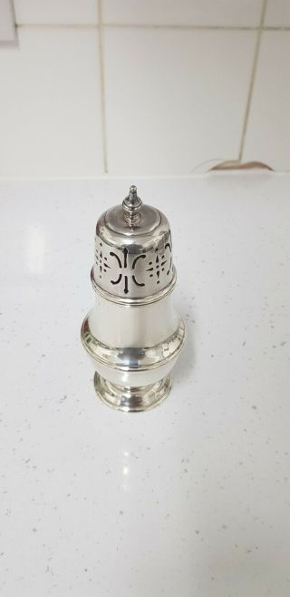 Mappin and Webb silver plate on copper sugar sifter/ shaker 2