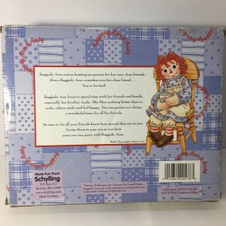 SCHYLLING RAGGEDY ANN AND ANDY CHILDREN ' S CHINA TEA SET 4